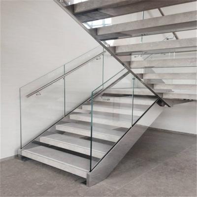 China Home Use Modern Indoor Staircase Marble / Granite Stairs Design for sale