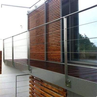 China Indoor& Exterior Deck Side Mounted Stainless Steel Cable Railing Post for sale