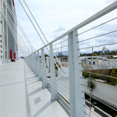 China Modern Stair Rail Wires Decking Balustrade With Railing For Balcony And Staircase for sale