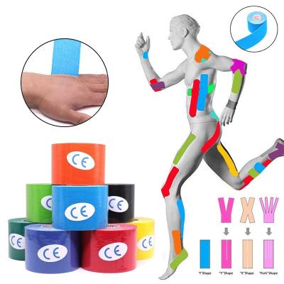 China Elastic Pain Relief Kinesiology Tape Sports Recovery Band Kneepad Muscle Pain Relief Knee Pads Support And Gym Fitness Bandage Support for sale