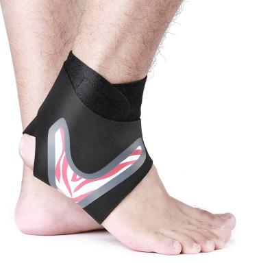 China Basketball Ankle Brace Sports Adjustable Safety Sleeve Compression Gym Exercise Training Weightlifting Workout Fitness Foot Ankle Support Nylon for sale