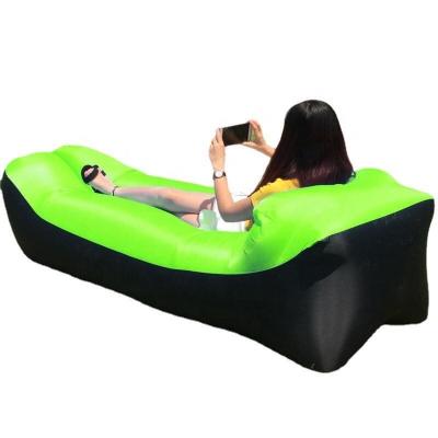 China Hybrid Type Camping Beach Air Sofa Outdoor Lazy Bag Fast Inflatable Air Sleeping Bag Factory Wholesale for sale