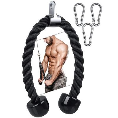 China Push Up Strength Training Tricep Rope Down Rope For Bodybuilding Exercise Gym Workout For Home Use Fitness Exercise Body Equipment or hot gym for sale