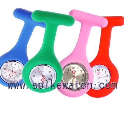 China High Quality Colorful Water Resistant Silicone Nurse Watches Hospital Watches for sale