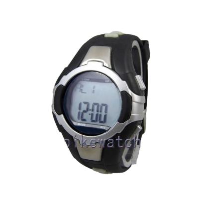 China Alarm Heart Rate Timer Watch with Heart Monitor Pedometer Watch Heart Rate Monitor for sale