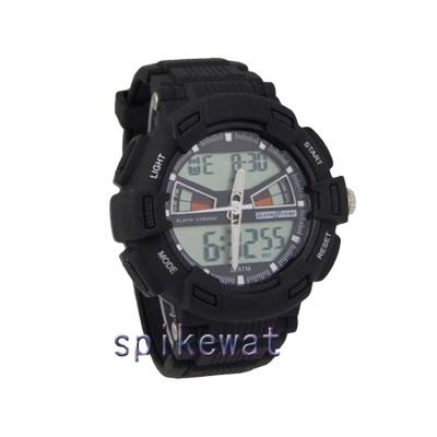 China Multifunctional Dual Alarm Time 3ATM Water Resistant Analog Digital Men Sport Watch for sale