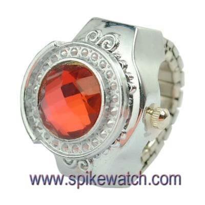 China Auto Date CryStal Finger Watch, Retro Woman Ring Antique Watch for sale