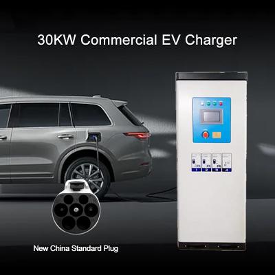 Chine Armes à feu à la maison extérieures de double de la station de charge de la voiture 30KW GB/T OCPP1.6J à vendre