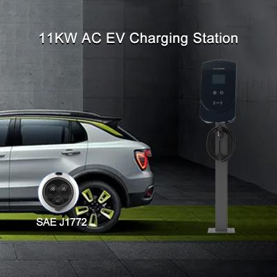 China Carregador do nível 1 do SAE J1772 da estação de carregamento de 11KW Smart EV à venda