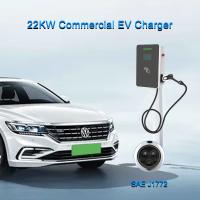 中国 380VACイーサネット商業EV充電器SAE J1772 3段階22KW 販売のため