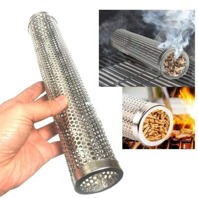 China Stainless Steel Pellet Smoke Generator Easily Cleaned Cold Smoke Generator For BBQ Bacon Fish Salmon Meat for sale