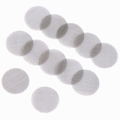 China Silver Corrosion Resistance Stainless Steel Wire Mesh Smoking Pipe Filter Screen for sale