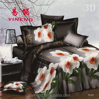 China Tear-Resistant Dye Printed Microfiber 3d Fabric For Making Bed Sheets for sale