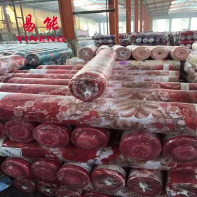 China Polyester Tear-resistant fabric weaving and scatter printing bedding set bed sheet fabric wholesale printing changxing factory for sale