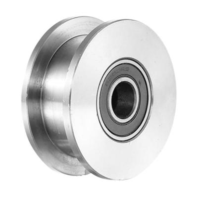 China Hotels Support Customization Stainless Steel Sliding Door 68 Pulley Single Fixed Wire Wheel for sale