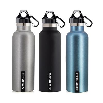 China PORTABLE Logo Double Wall Stainless Steel Eco Friendly Custom Vacuum Flask With Food Grade PP Lid And Metal Handle for sale