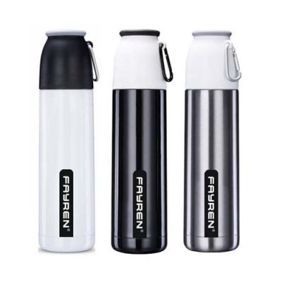 China Sustainable Custom Printed Logo Stainless Steel Thermos Vacuum Flask Branded for sale