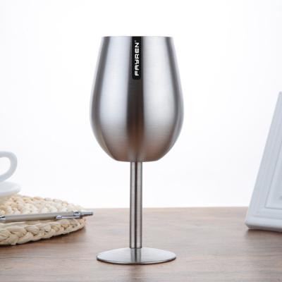 China 304 stainless steel tumbler wine glass cups from stainless steel manufacturer-supplier for sale