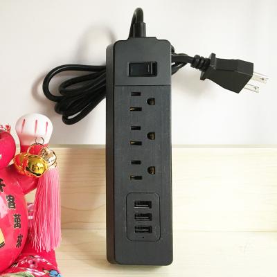 China Easy disassemble and convenience. Christmas Gift Hot Selling USB Power Strip With 1.5cm Electrical Cable Power Strip for sale