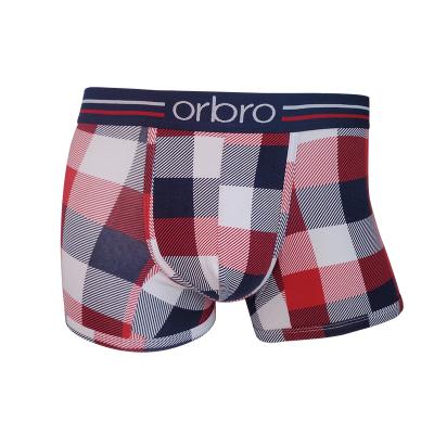 China Orbro Antibacterial Recycled Polyester Men's Underwear Boxers Cotton Mens Underwear Boxers Cotton Sexy Logo Orbro Brief for sale