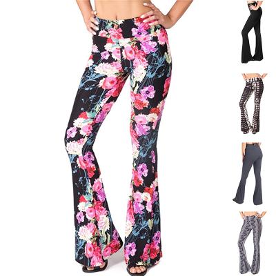 China Anti-Wrinkle Fashion Personality Wide Leg Pants Street Wear Palazzo Wide Leg Pants Women High Waisted Casual Wide Leg Flare for sale