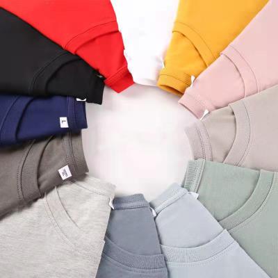 China Plus Size 100% Pure Cotton Men's Women's T-shirt Color Men's T-shirt T-Shirts Oversized Man Short Long Sleeves For Male-Female Tops for sale