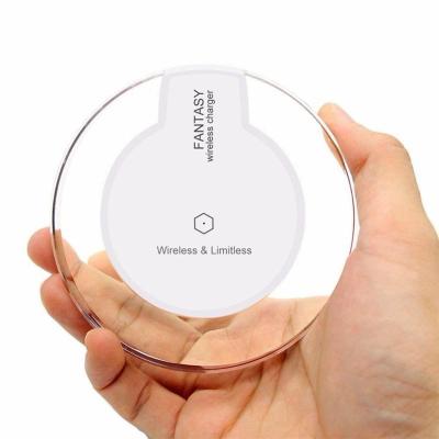 China 2021 Hot Sale Mobile Phone 5w Magnetic Induction Wireless Charger Qi-certified Wireless Charger for sale