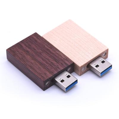 China Wooden USB Housing Wooden Shell 16GB 32GB 64GB 128GB USB Flash Drive With Engraving Logo for sale