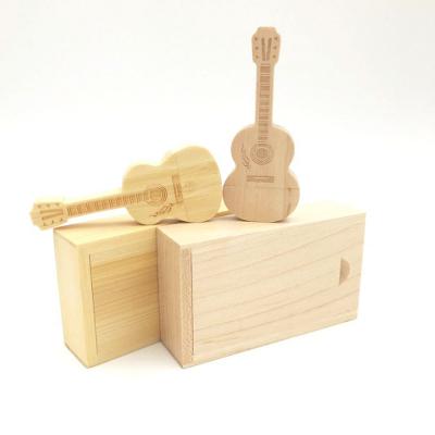 China Wooden USB Wooden Stick Guitar USB Flash Drive In Guitar Form Pen Drive Bulk Cheap Wooden Hot Sale In China for sale