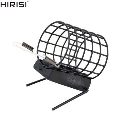 China Hirisi Round Fishing Tackle Feeder Cage For Carp Match Barbel Metal Rough Feeders 30g 40g 50g 60g 75g B1005 for sale