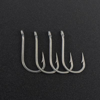 China Hirisi B8009 Stainless Steel Fish Hook High Carbon Carp Barbed Hooks Fishing Tool Accessories Barbed Hook for sale