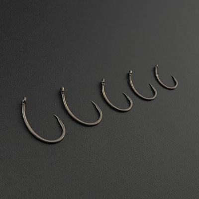 China Hirisi B8012 Stainless Steel Barbless Hook Fishing Tackle Tool High Carbon Barbless Accessories Hook for sale