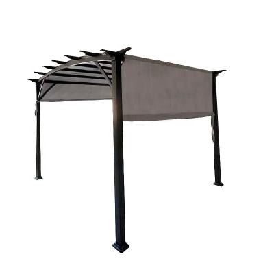 China L-CUSTOMIZED L-CUSTOMIZED MODERN HOT SALE STEEL OUTDOOR PERGOLA GARDEN PARASOL BELVEDER Easily Assembled 3x3 3x4 4x4 for sale