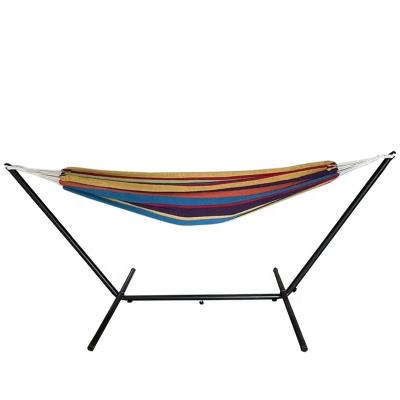 China L Modern Leisure Beach Factory Direct Sale Stand Portable Steel Single Hammock Hanging Bed (KD) for sale