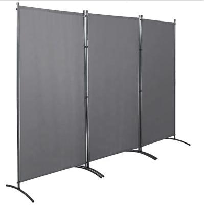 China L Easily Assembled Adjustable Size 0.55x1.7 1.7x1.7M Aluminum Three Fold Screen Customized Room Divider From Factory Wholesale Price for sale