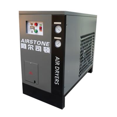 China Lubricated Factory Price 6.5m3/min R22 220V 50HZ  Air Compressor Screw Refrigerated  Dryer 8-10 Bar for sale