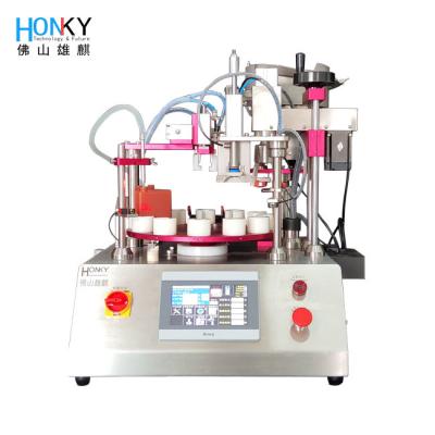 China Clean Workshop 50ml Bottle Desktop Filling And Capping Machine With Auto Cap Feeding Function For 50ml Bio-Reagent Bottle for sale