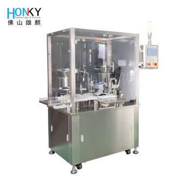 China Vial Rotary 1800 BPH Automatic Liquid Filling Machine With Ceramic Pump for sale