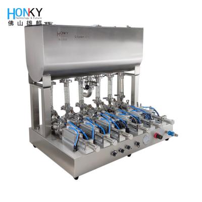 China Multiple Lines Paste Filling Machine 50g Paste Filling Pump With High Filling Accuracy For Cream Lotion for sale