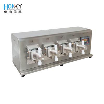 China Cosmetic Liquid Multiple Head Filling Machine System Ceramic Piston Pump Filling Machine For The Packing Machine for sale