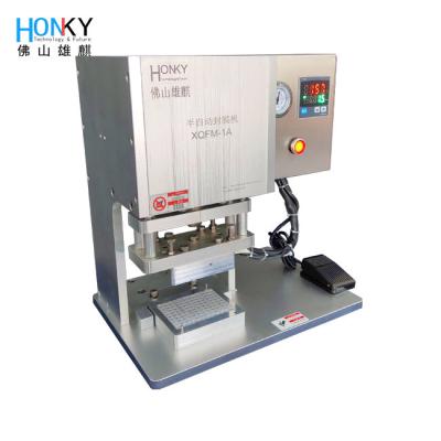 China Lab Using Clean Bench Type Deep Well Plaste Foil Sealing Machine Semiauto Foil Sealing Machine For Bio Reagent Sealing for sale