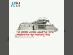 Full Electric Control Liquid Vial Filling Machine for High Precision Filling