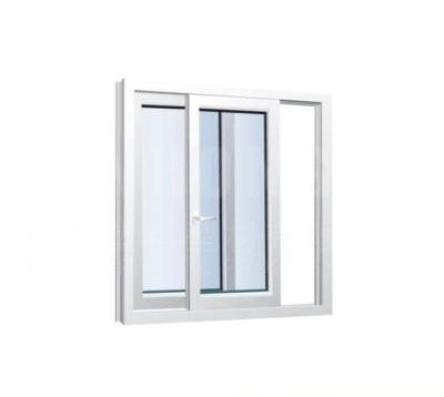 China Fixed PVC Plastic Steel Window Sliding Window White Plastic Casement Window for sale