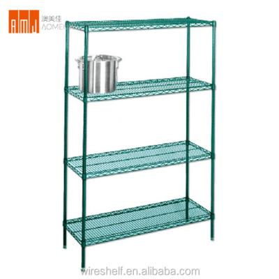 China Double Sided Epoxy Wire Shelving For Cool Room Wet Cold Storage Environments Laboratories And Kitchen for sale