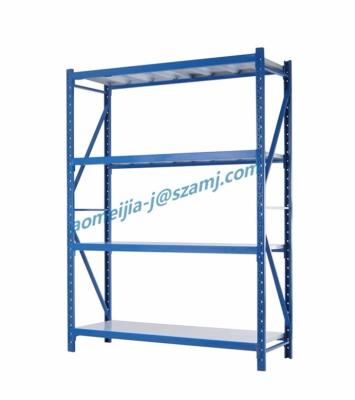 China Suitable For Outdoor NSF CE Certificated Durable Regular Warehouse Storage Frame Long Span Shelf for sale