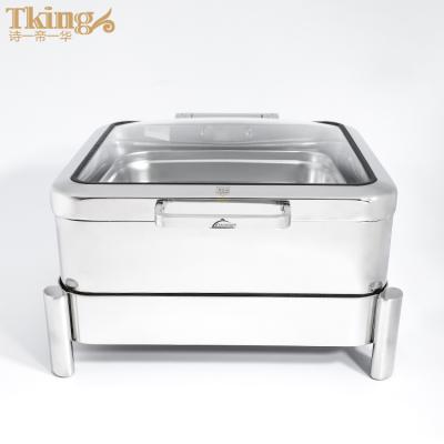 China Wedding Restaurant Tking Brand Sourcing Food Warmer 4.5 Liter Chafing Dish Display Showcase For South Africa for sale