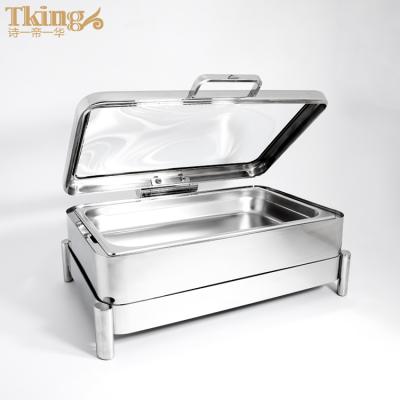 China Cheap Wedding Restaurant Price Food Warmer Stainless Steel Buffet Chafing Dish Supply Custom Sale for sale