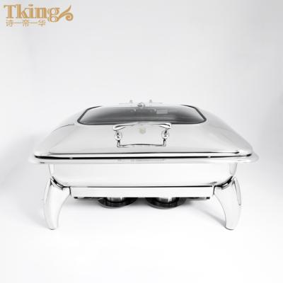 China High efficiency hotel restaurant supplies chafing dish stainless steel buffet set wholesale high quality food warmer for sale