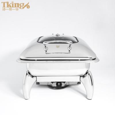 China High Efficiency Direct Selling Buffet Set Chafing Dish Dubai Food Warmer Catering Dinner for sale