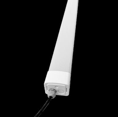 China Warehouse 150cm 75W LED Tri-Proof Light With Detachable Endcaps IP65 Position Light Fixture 140lm/w for sale